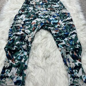Free People Hot Shot indie Camouflage Print Jumpsuit